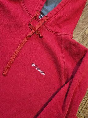 Columbia Men’s XL Red Pullover Hoodie Sweatshirt